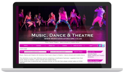 Music Dance and Theatre Directory