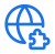 World Puzzle Icon Blue - Copy